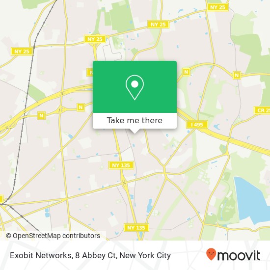 Mapa de Exobit Networks, 8 Abbey Ct