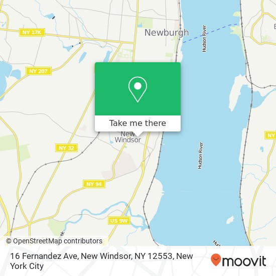 16 Fernandez Ave, New Windsor, NY 12553 map