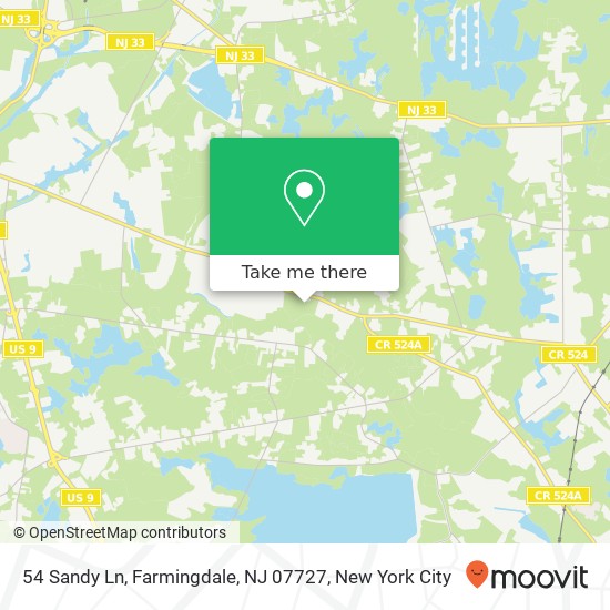 54 Sandy Ln, Farmingdale, NJ 07727 map