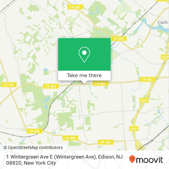 1 Wintergreen Ave E (Wintergreen Ave), Edison, NJ 08820 map