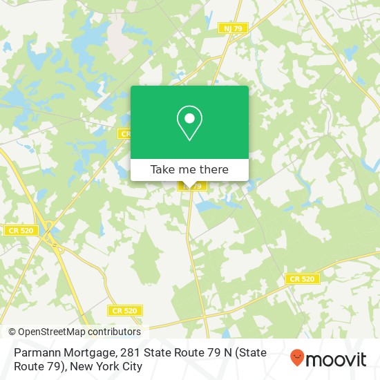 Mapa de Parmann Mortgage, 281 State Route 79 N