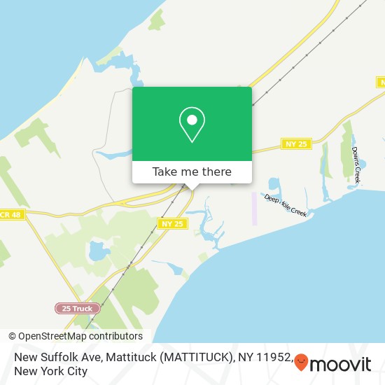 Mapa de New Suffolk Ave, Mattituck (MATTITUCK), NY 11952