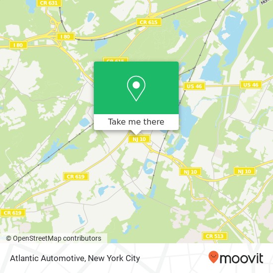 Mapa de Atlantic Automotive, 143 State Route 10 E