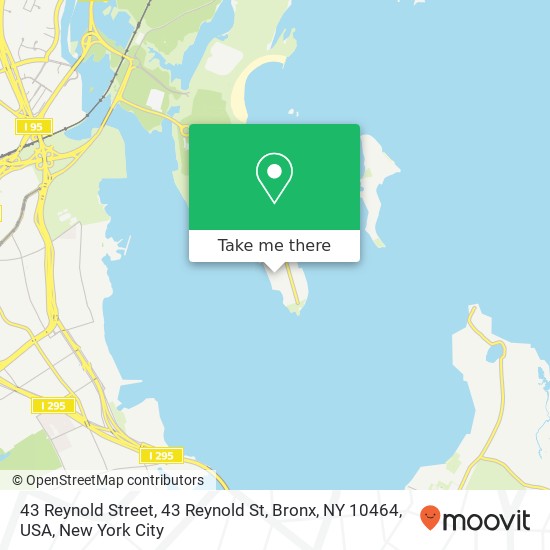 Mapa de 43 Reynold Street, 43 Reynold St, Bronx, NY 10464, USA