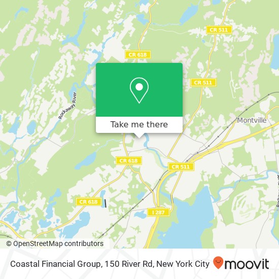 Coastal Financial Group, 150 River Rd map