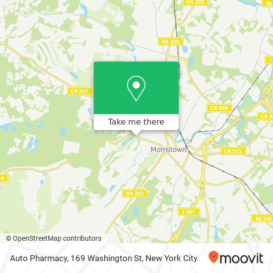 Auto Pharmacy, 169 Washington St map