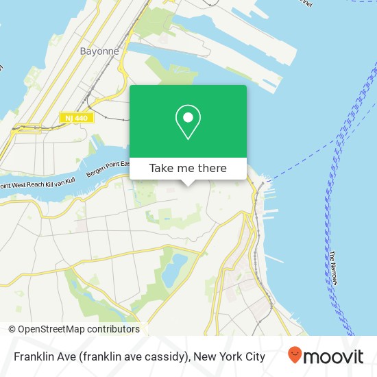 Mapa de Franklin Ave (franklin ave cassidy), Staten Island, NY 10301