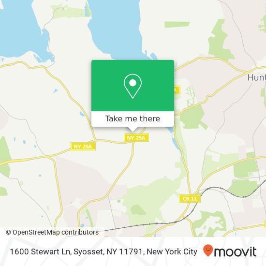 Mapa de 1600 Stewart Ln, Syosset, NY 11791