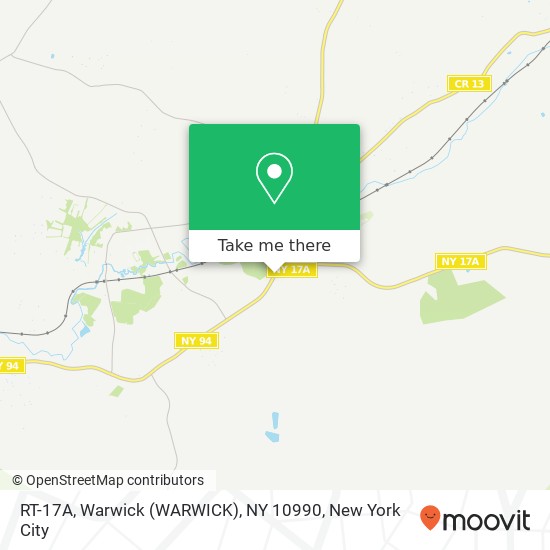 RT-17A, Warwick (WARWICK), NY 10990 map