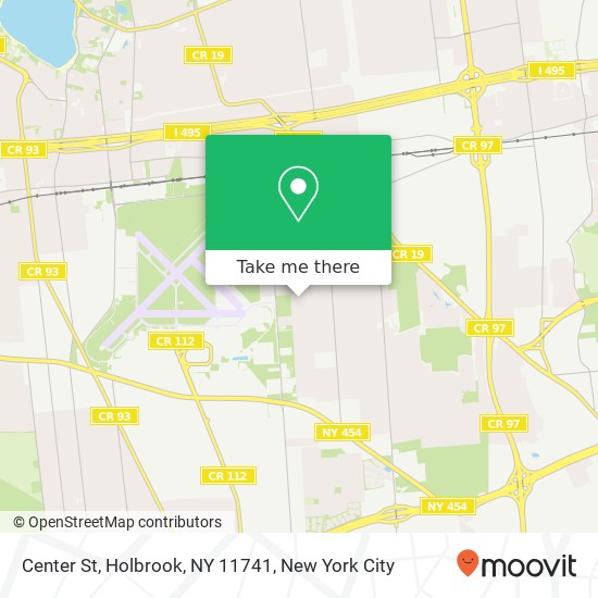 Mapa de Center St, Holbrook, NY 11741