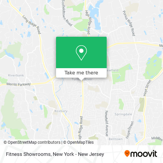 Mapa de Fitness Showrooms