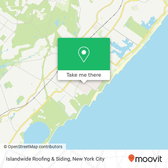 Islandwide Roofing & Siding map