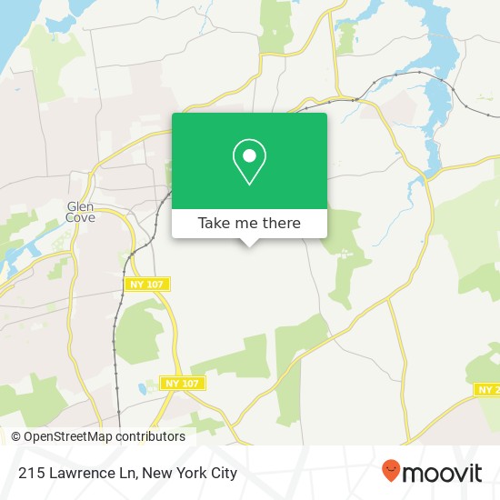 215 Lawrence Ln, Glen Cove, NY 11542 map