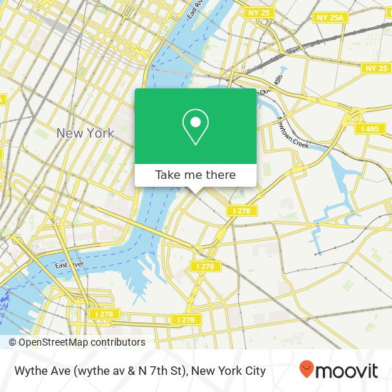 Wythe Ave (wythe av & N 7th St), Brooklyn, NY 11249 map