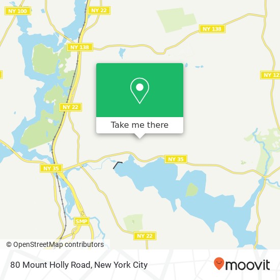 Mapa de 80 Mount Holly Road