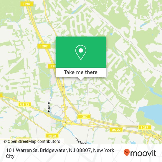 101 Warren St, Bridgewater, NJ 08807 map