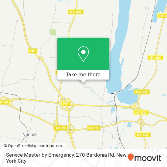 Service Master by Emergency, 270 Bardonia Rd map