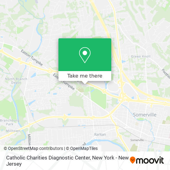 Mapa de Catholic Charities Diagnostic Center