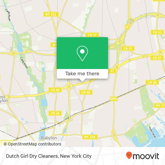 Mapa de Dutch Girl Dry Cleaners, 155 Sunrise Hwy