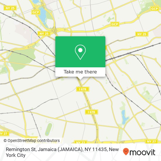Remington St, Jamaica (JAMAICA), NY 11435 map