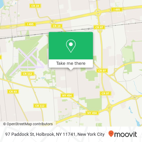 97 Paddock St, Holbrook, NY 11741 map