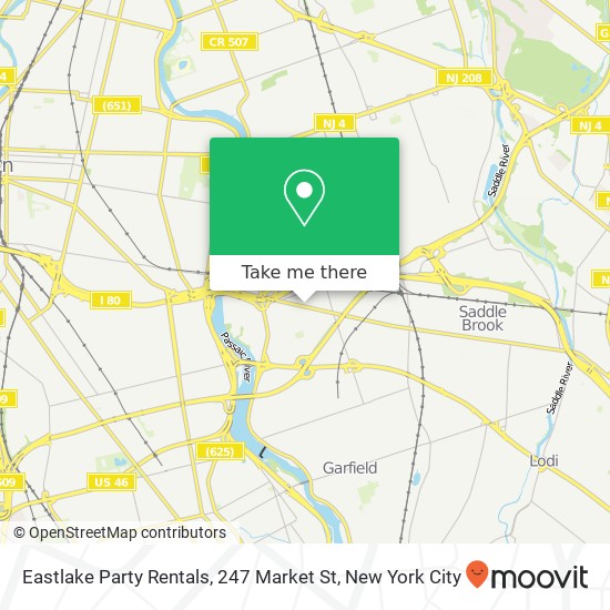 Eastlake Party Rentals, 247 Market St map