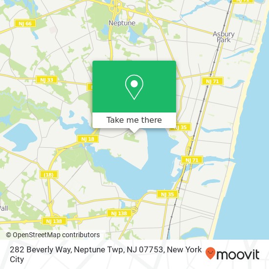 282 Beverly Way, Neptune Twp, NJ 07753 map