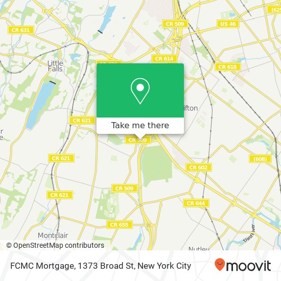 Mapa de FCMC Mortgage, 1373 Broad St