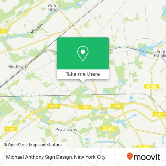 Michael Anthony Sign Design, 250 Stelton Rd map