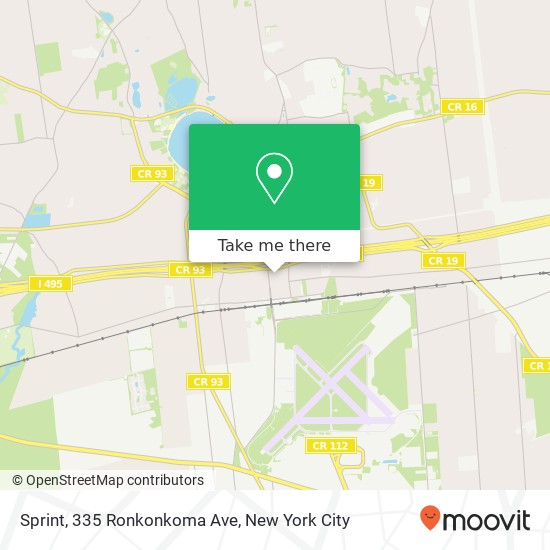 Sprint, 335 Ronkonkoma Ave map