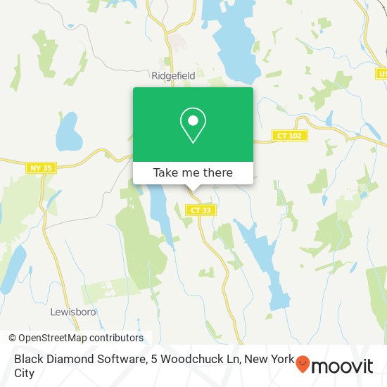 Mapa de Black Diamond Software, 5 Woodchuck Ln