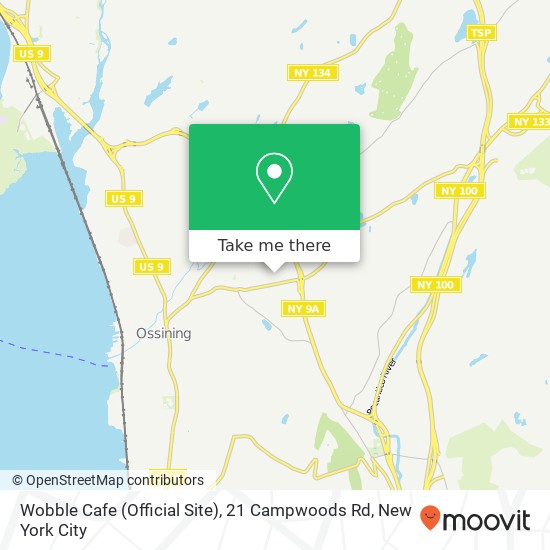 Mapa de Wobble Cafe (Official Site), 21 Campwoods Rd