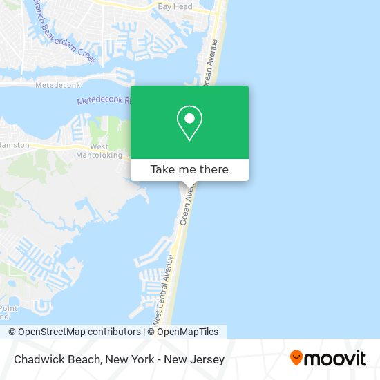 Chadwick Beach map