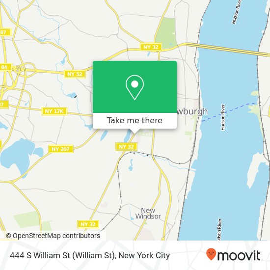 444 S William St (William St), Newburgh, NY 12550 map