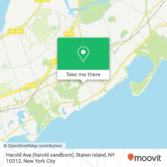 Harold Ave (harold sandborn), Staten Island, NY 10312 map