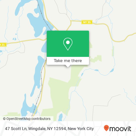 47 Scott Ln, Wingdale, NY 12594 map