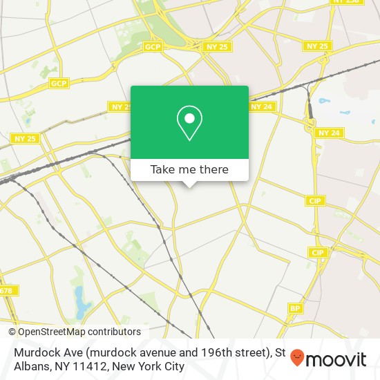 Murdock Ave (murdock avenue and 196th street), St Albans, NY 11412 map