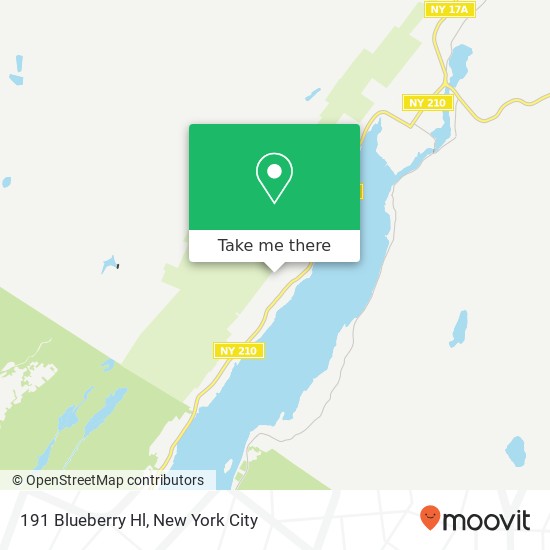 Mapa de 191 Blueberry Hl, Greenwood Lake, NY 10925