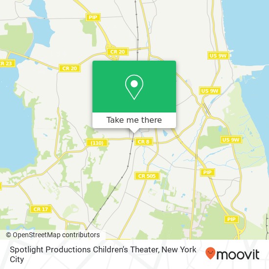 Mapa de Spotlight Productions Children's Theater