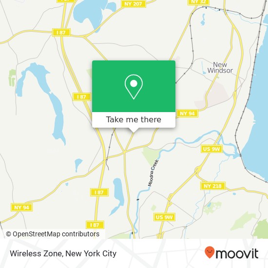 Mapa de Wireless Zone, 367 Windsor Hwy