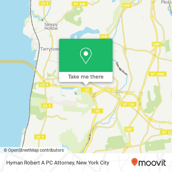 Mapa de Hyman Robert A PC Attorney, 560 White Plains Rd
