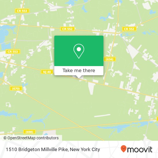 1510 Bridgeton Millville Pike, Millville, NJ 08332 map