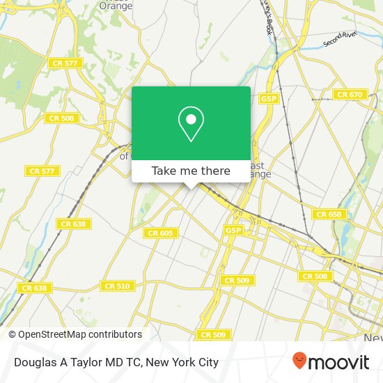 Mapa de Douglas A Taylor MD TC, 60 Evergreen Pl