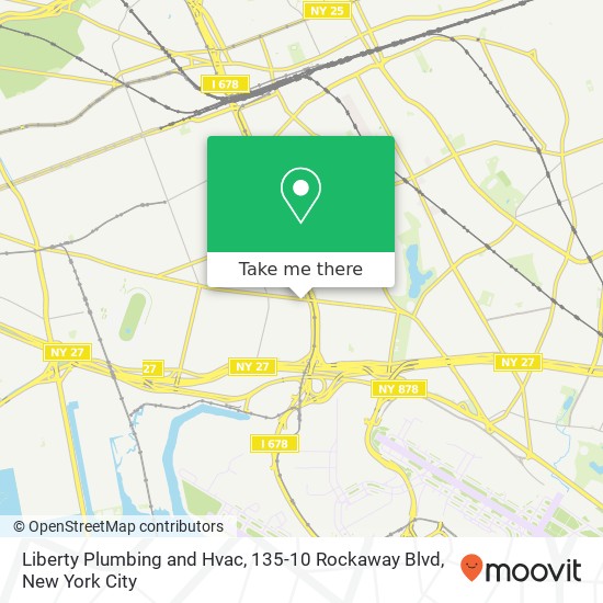 Mapa de Liberty Plumbing and Hvac, 135-10 Rockaway Blvd