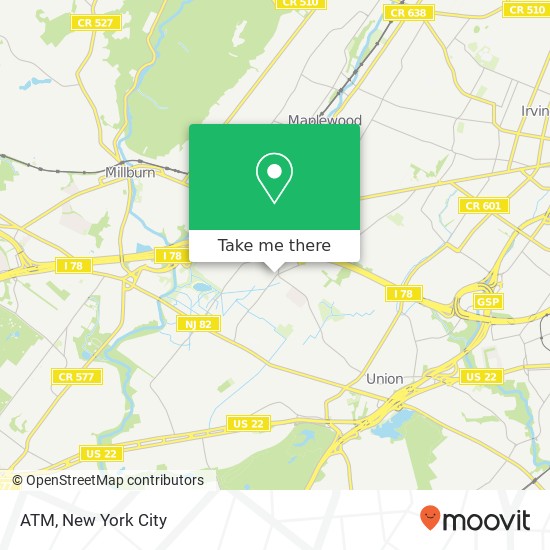 ATM, 1400 Burnet Ave map
