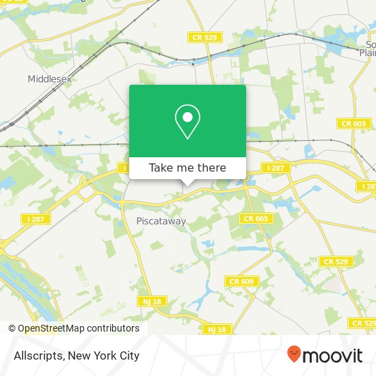 Mapa de Allscripts, 365 S Randolphville Rd