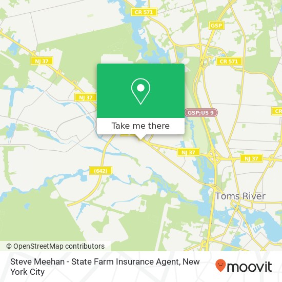 Steve Meehan - State Farm Insurance Agent, 617 Route 37 W map
