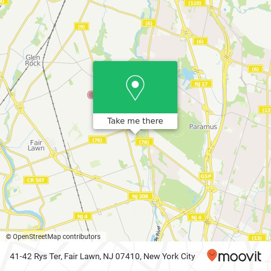 41-42 Rys Ter, Fair Lawn, NJ 07410 map