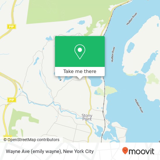 Mapa de Wayne Ave (emily wayne), Stony Point, NY 10980