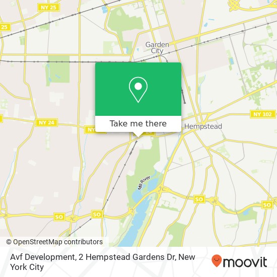 Avf Development, 2 Hempstead Gardens Dr map